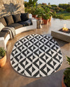 Urban Oasis Rugs Collection Area Rug -  Highrise (Charcoal Gray) Oval Charcoal Gray  lifestyle 82