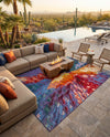 Urban Terrace Collection Area Rug -  Laneway Rectangle Multi  lifestyle 58