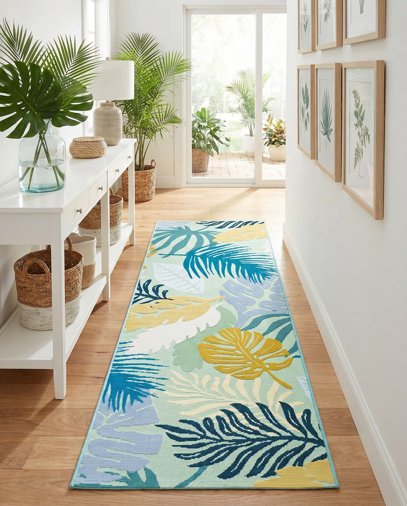 Seaside Blooms Collection Area Rug -  Sunkiss Runner Multi  lifestyle 55