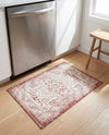 Tribal Terrace Treasures Collection Area Rug - Mayan Marina (Rust Red) Rectangle Rust Red  lifestyle 7