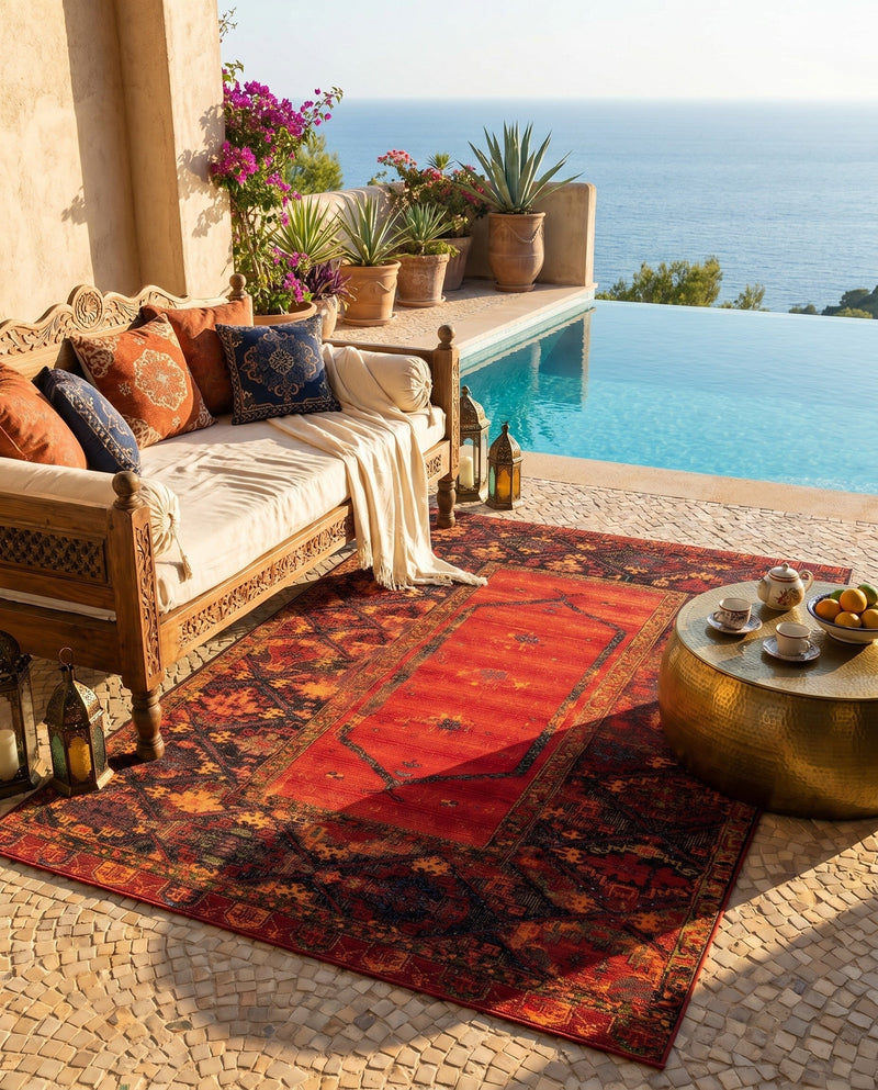 Safari Escape Rugs Collection Area Rug - Serengeti Rectangle Multi  lifestyle 21