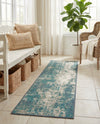 Seaside Haven Rugs Collection Area Rug -  Schooner Runner Blue  lifestyle 70