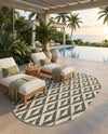 Urban Oasis Rugs Collection Area Rug -  Highrise (Green) Oval Green  lifestyle 49