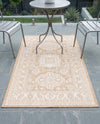 Tribal Terrace Treasures Collection Area Rug -  Incan Isle (Natural) Rectangle Natural  lifestyle 15