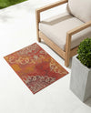 Urban Terrace Collection Area Rug -  Veranda Rectangle Rust Red  lifestyle 23