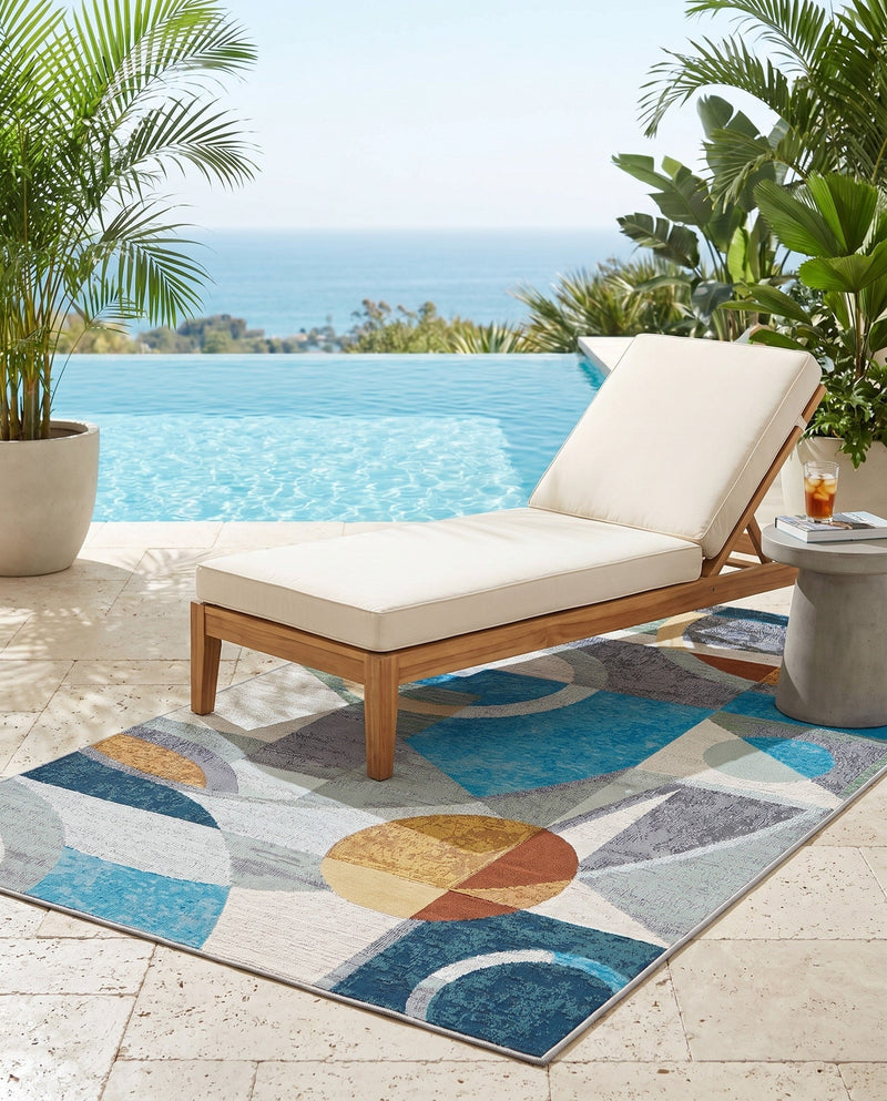 Urban Terrace Collection Area Rug -  Loggia Rectangle Multi  lifestyle 10