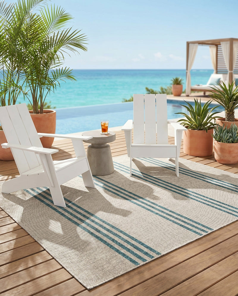 Urban Oasis Rugs Collection Area Rug -  District (Light Gray) Rectangle Light Gray  lifestyle 16