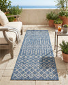 Savannah Pergola Collection Area Rug -  Pergola (Blue) Runner Blue  lifestyle 32