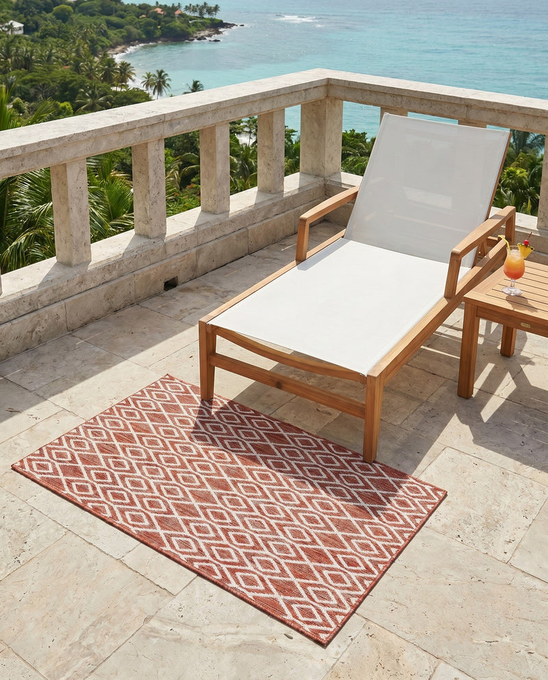 Urban Oasis Rugs Collection Area Rug -  Boulevard (Rust Red) Rectangle Rust Red  lifestyle 17