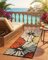 Outdoor Marrakesh Collection Area Rug -  Tetouan Runner Multi  lifestyle 40