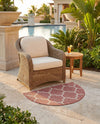 Savannah Pergola Collection Area Rug - Arbor (Rust Red) Hearth Rust Red  lifestyle 57