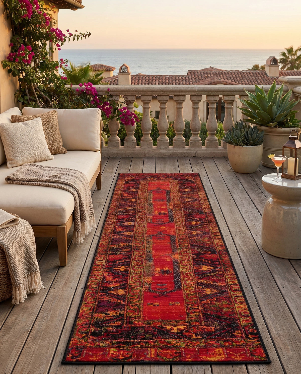 Safari Escape Rugs Collection Area Rug - Serengeti Runner Multi  lifestyle 172