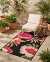 Seaside Blooms Collection Area Rug -  Versailles Rectangle Multi  lifestyle 43