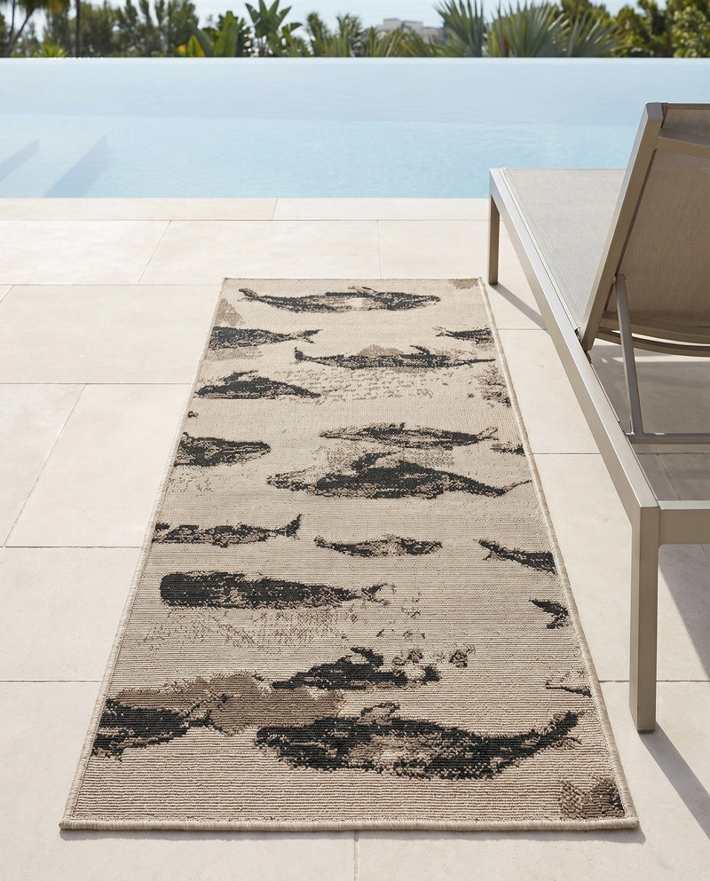 Seaside Haven Rugs Collection Area Rug -  Seabreeze Runner Beige  lifestyle 80