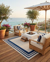Bahama Breeze Outdoor Collection Area Rug -  Abaco Rectangle Beige  lifestyle 54