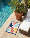 Caribbean Terrace Collection Area Rug -  Nevis Rectangle White  lifestyle 15