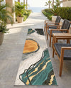 Urban Terrace Collection Area Rug -  Pavilion Runner Multi  lifestyle 49