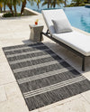 Urban Oasis Rugs Collection Area Rug -  District (Charcoal) Rectangle Charcoal  lifestyle 3