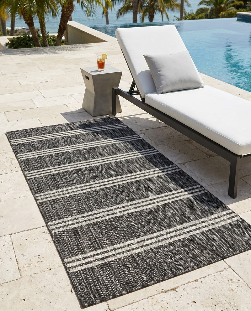 Urban Oasis Rugs Collection Area Rug -  District (Charcoal) Rectangle Charcoal  lifestyle 3
