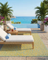 Urban Oasis Rugs Collection Area Rug -  Terrace (Yellow and Aqua) Rectangle Yellow and Aqua  lifestyle 15