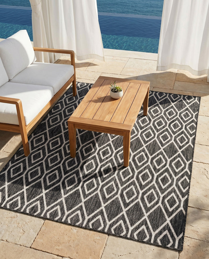 Urban Oasis Rugs Collection Area Rug -  Boulevard (Charcoal Gray) Rectangle Charcoal Gray  lifestyle 17