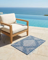 Urban Terrace Collection Area Rug -  Chelsea (Blue) Rectangle Blue  lifestyle 7