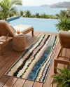 Urban Terrace Collection Area Rug -  Capri Runner Multi  lifestyle 29
