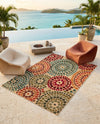 Urban Terrace Collection Area Rug -  Esplanade Rectangle Beige  lifestyle 54