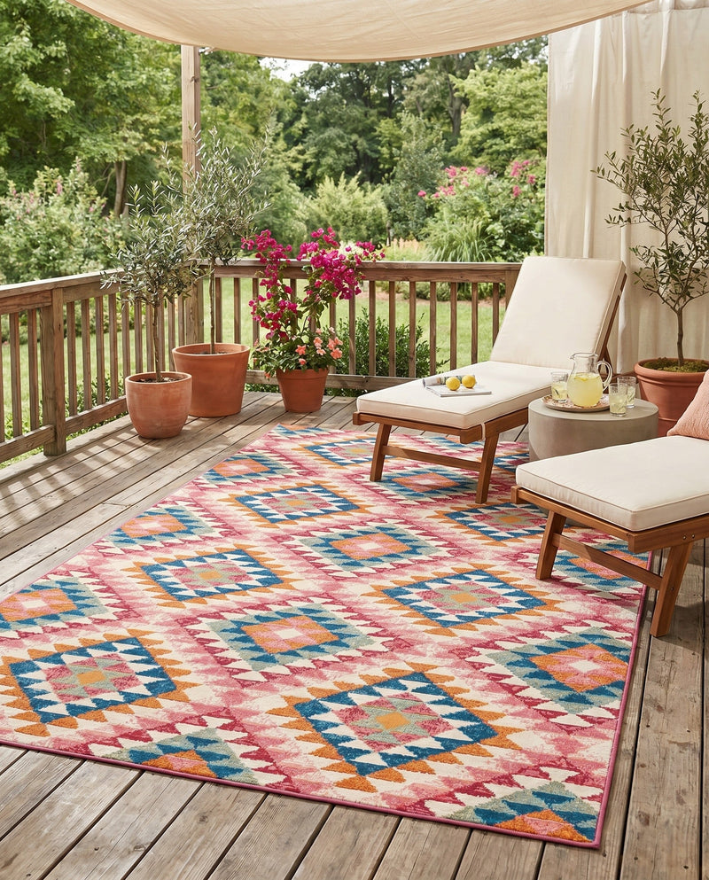 Mesa Oasis Rugs Collection Area Rug - Sedona Rectangle Multi  lifestyle 17