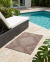 Urban Terrace Collection Area Rug -  Chelsea (Brown) Rectangle Brown  lifestyle 24