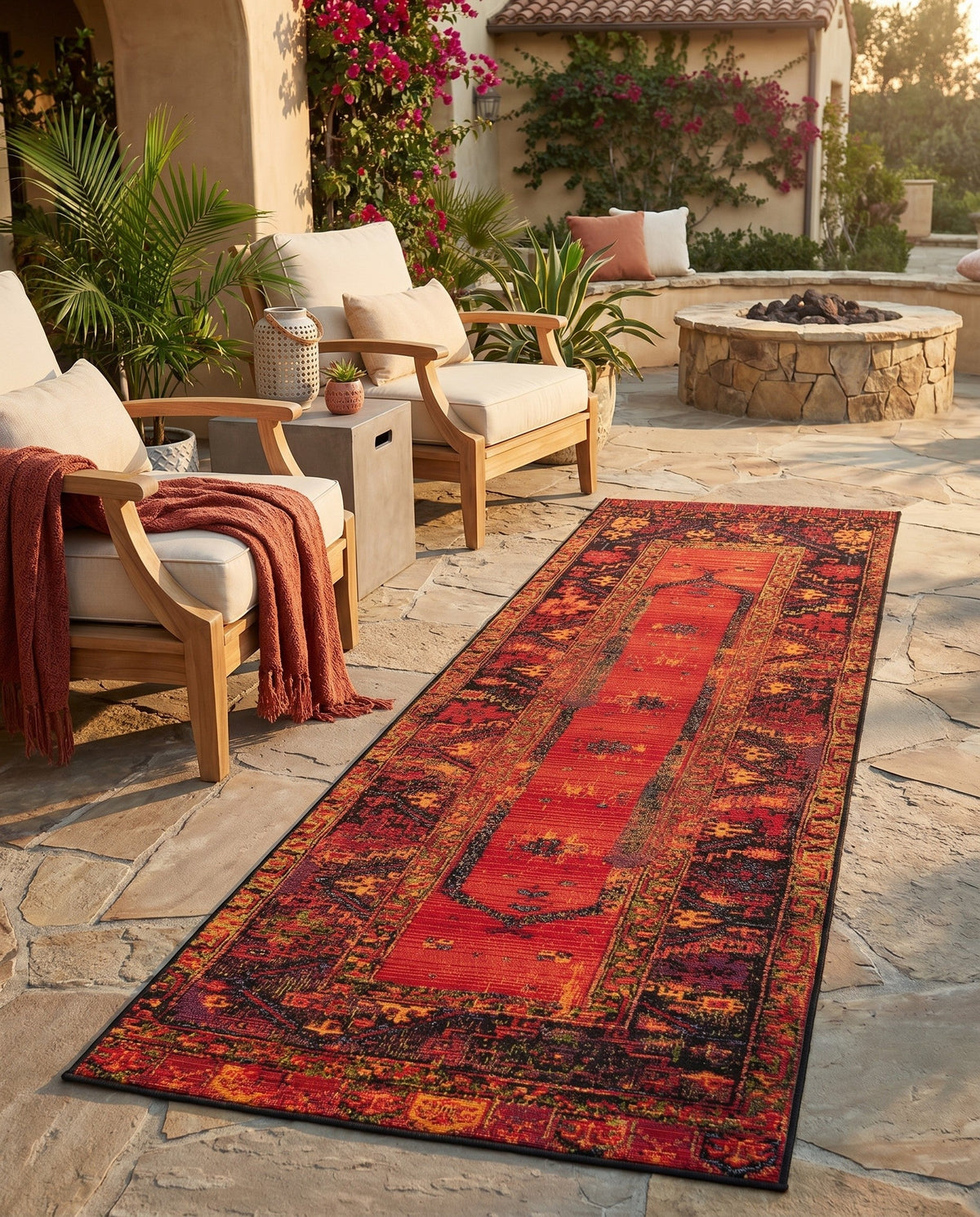 Safari Escape Rugs Collection Area Rug - Serengeti Runner Multi  lifestyle 162