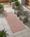 Urban Terrace Collection Area Rug -  Astoria (Rust Red) Runner Rust Red  lifestyle 36