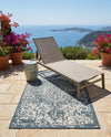Urban Oasis Rugs Collection Area Rug -  Penthouse (Teal) Rectangle Teal  lifestyle 31