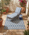 Urban Oasis Rugs Collection Area Rug -  Boulevard (Blue) Rectangle Blue  lifestyle 21