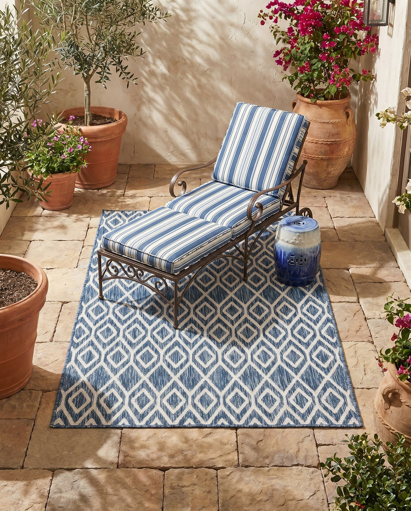 Urban Oasis Rugs Collection Area Rug -  Boulevard (Blue) Rectangle Blue  lifestyle 21