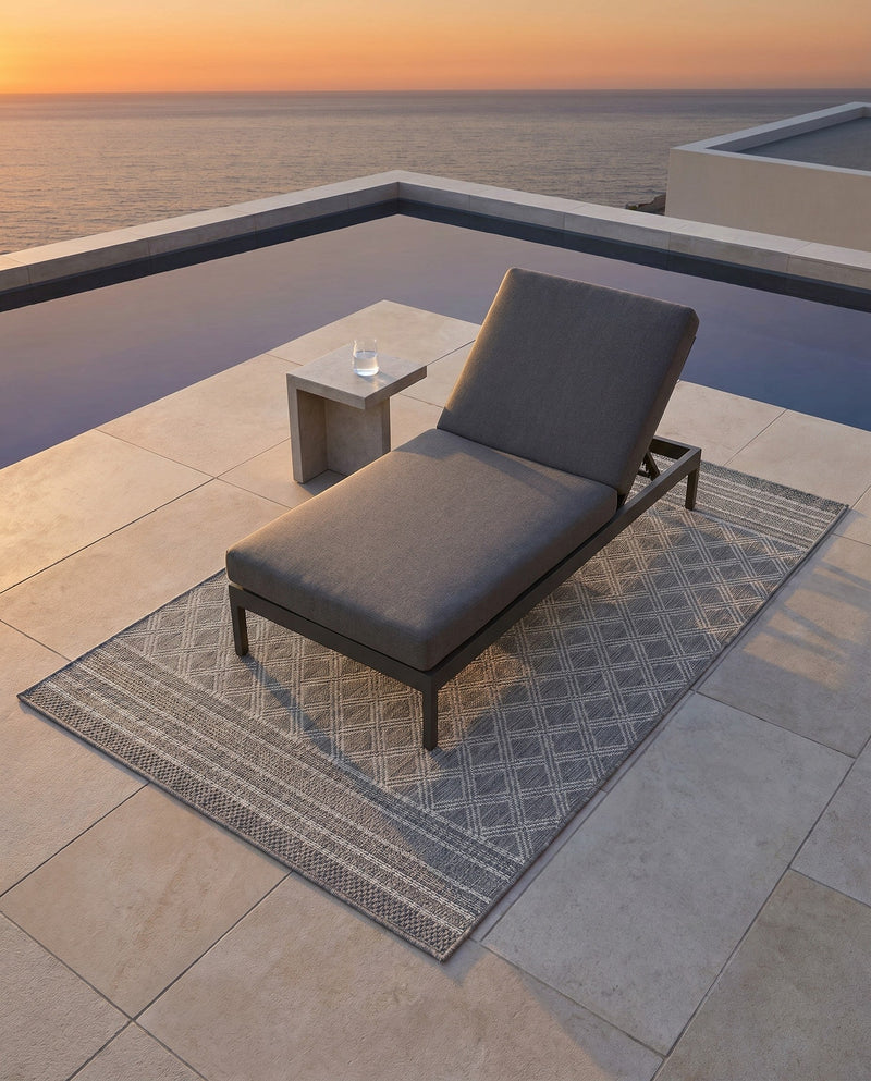 Savannah Pergola Collection Area Rug - Savannah Rectangle Gray  lifestyle 25
