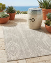 Desert Nomad Terrace Collection Area Rug - Sahara (Gray) Rectangle Gray  lifestyle 28