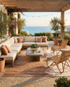 Urban Terrace Collection Area Rug -  Balcony Rectangle Beige Brown  lifestyle 14