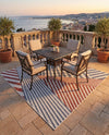 Urban Oasis Rugs Collection Area Rug -  Loft Square Blue  lifestyle 45