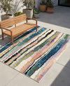Urban Terrace Collection Area Rug -  Capri Rectangle Multi  lifestyle 15