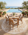 Urban Oasis Rugs Collection Area Rug -  Penthouse (Beige) Oval Beige  lifestyle 44