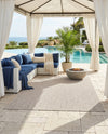 Seaside Serenity Collection Area Rug - Veranda (Light Gray) Rectangle Light Gray  lifestyle 53