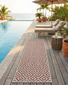 Urban Oasis Rugs Collection Area Rug -  Rooftop (Rust Red) Runner Rust Red  lifestyle 52