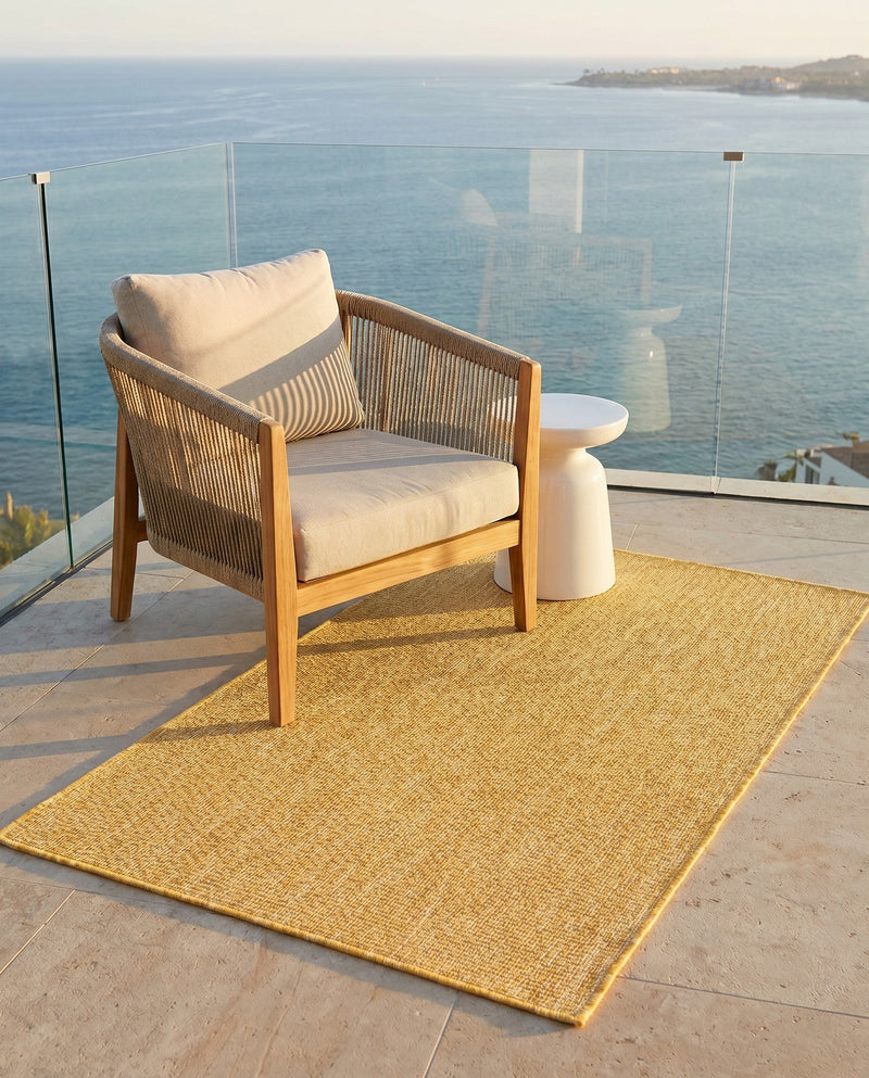 Seaside Serenity Collection Area Rug - Veranda (Corn Harvest Yellow) Rectangle Corn Harvest Yellow  lifestyle 26