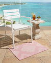 Urban Terrace Collection Area Rug -  Chelsea (Pink) Rectangle Pink  lifestyle 28