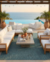 Seaside Serenity Collection Area Rug - Veranda (Teal) Rectangle Teal  lifestyle 31