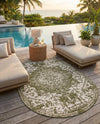 Urban Oasis Rugs Collection Area Rug -  Penthouse (Green) Oval Green  lifestyle 70