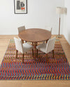 Urban Terrace Collection Area Rug -  Walkway Square Multi  lifestyle 36
