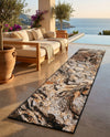 Urban Terrace Collection Area Rug -  Horizon Runner Multi  lifestyle 70