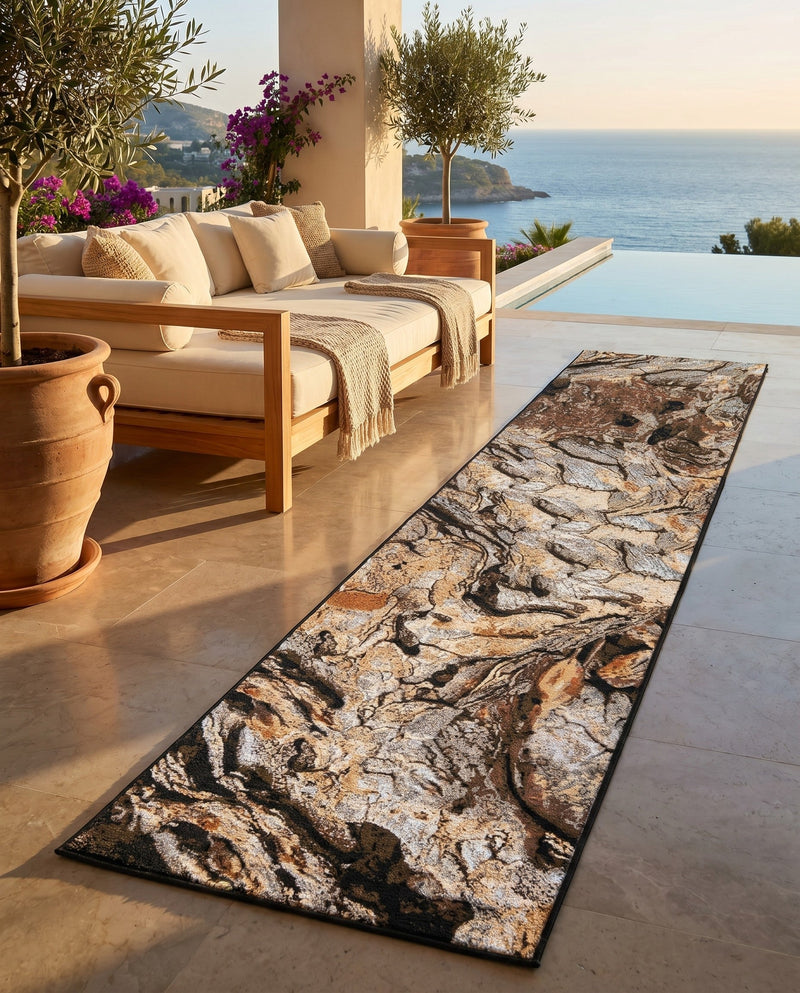 Urban Terrace Collection Area Rug -  Horizon Runner Multi  lifestyle 70